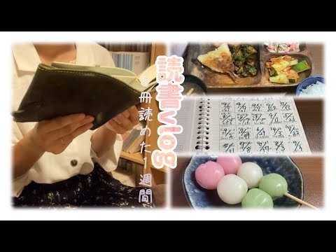 読書vlog/reading vlog/6冊を1週間で読む/積読BINGO No.4clear🙌