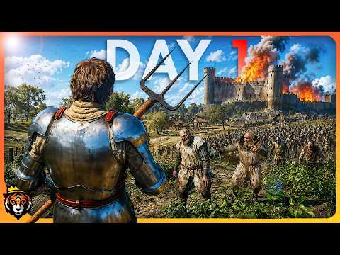 DAY 1 in The ULTIMATE New Zombie Survival Game... and It's Medieval