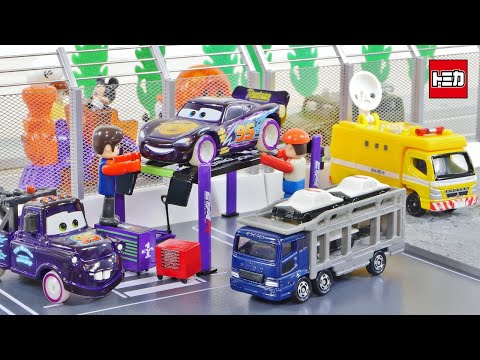 パトカー運ぶキャリアカー！衛星通信車！ オリジナルトミカ 新作トミカ  ／ New Tomica in this month