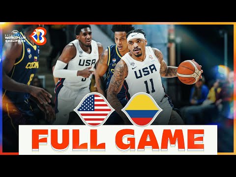USA v Colombia | Basketball Full Game - #FIBAWC 2023 Qualifiers