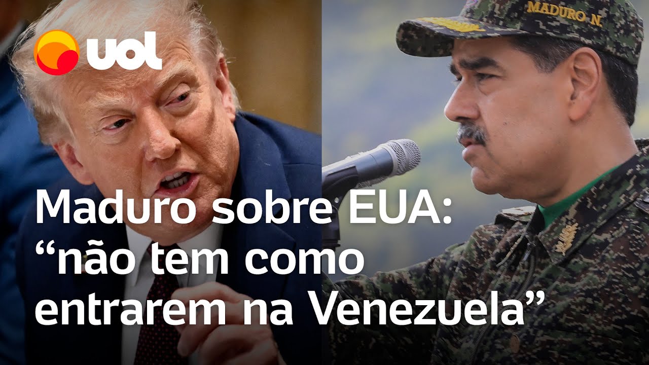 Maduro em meio a disputas com EUA diz que não tem como entrarem na Venezuela
