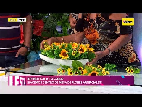 Botica Mágica: ¡Hacemos centro de mesa de flores artificiales!