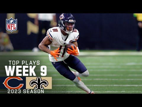 Chicago Bears Top Plays vs. New Orleans Saints | 2023 Regular Season Week 9 video clip