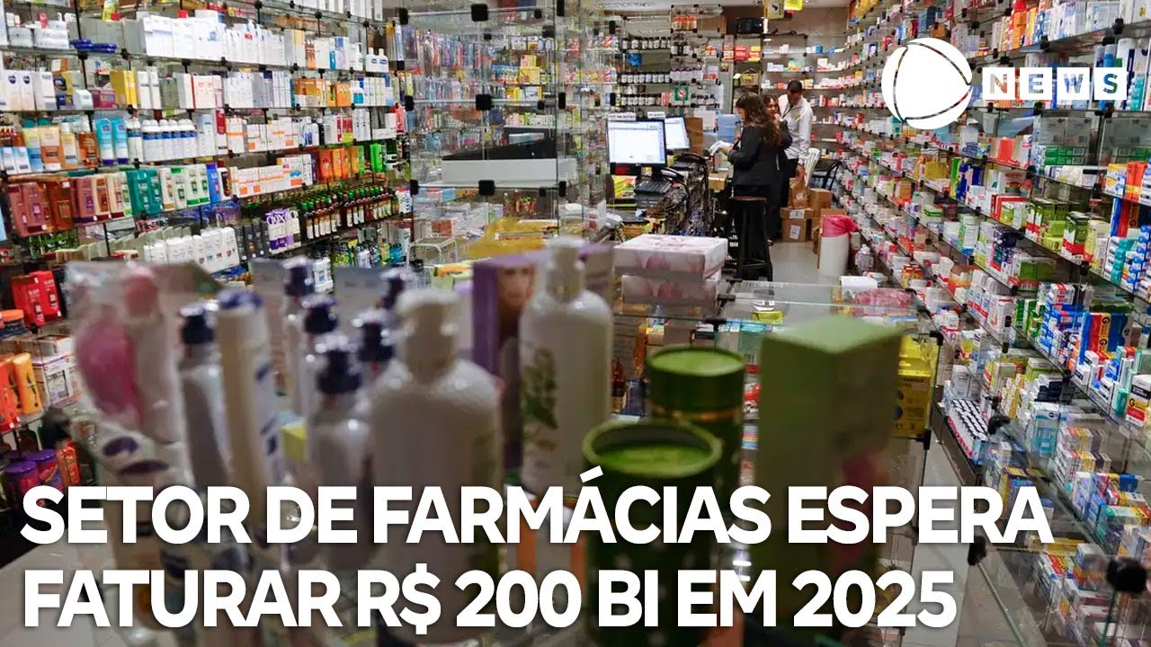 Setor de farmácias espera faturar mais de R$ 200 bilhões em 2025
