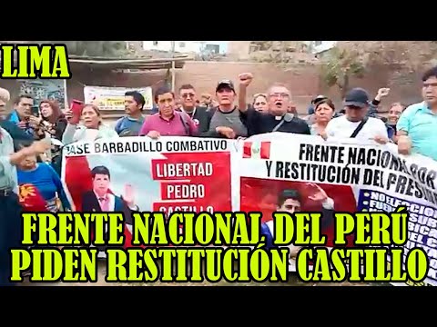 PASTOR PIDE RESTITUCIÓN D PEDRO CASTILLO A LA PRESIDENCIA DEL PERÚ ..