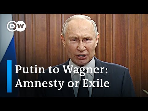 Putin vows to punish the leaders behind Russia's armed rebellion | DW News