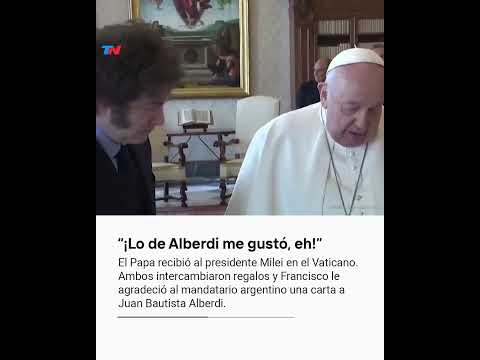 El Papa le agradeció a Milei el regalo de una copia de la carta manuscrita de José María Gutiérrez