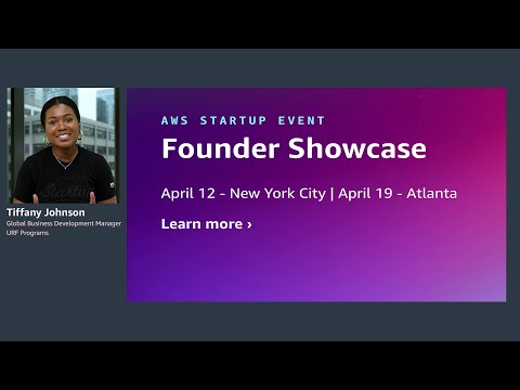 Start-up with AWS Startups: Episode 6 | Founder Showcase | Amazon Web Services