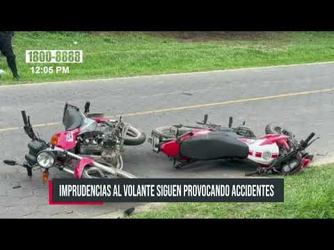 Mala maniobra provoca accidente de tránsito en Jalapa - Nicaragua