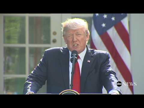 President Donald Trump delivers remarks with Indian Prime Minister Modi in the Rose Garden