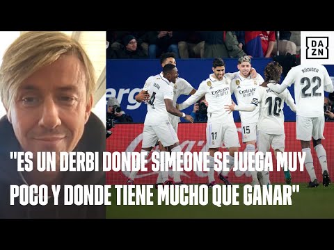 Guti, en la previa del Derbi en DAZN: ''Desde la llegada del Cholo, los derbis no son fáciles''