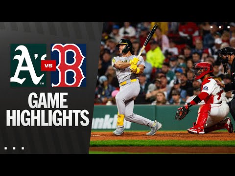 Athletics vs. Red Sox Game Highlights (9/16/25) | MLB Highlights