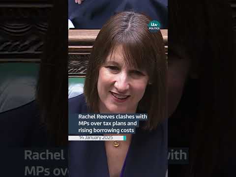 Rachel Reeves clashes with MPs over tax plans and rising borrowing costs #itvnews #politics