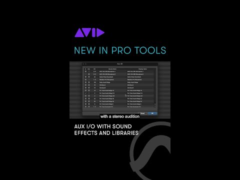 Discover how to easily monitor sound effects and sample libraries using Aux I/O in Pro Tools