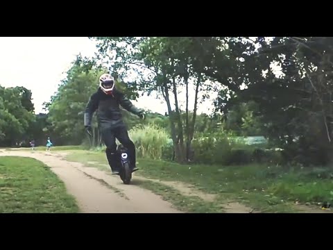 InMotion V11 & KingSong S18 Electric Unicycle (EUC) ride in Epping Forest