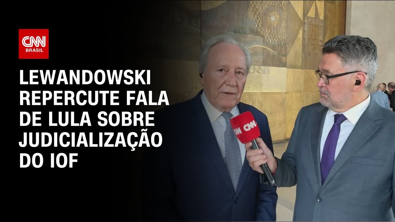 Não se pode levar fala de Lula sobre STF literalmente diz Lewandowski | BASTIDORES CNN