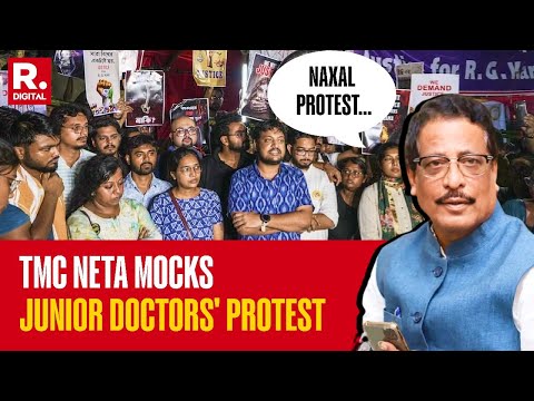 TMC MLA Tapas Chatterjee Targets Doctors Protest, Calls It A Political Movement