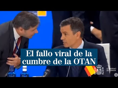 El fallo viral con la bandera de España en la cumbre de la OTAN