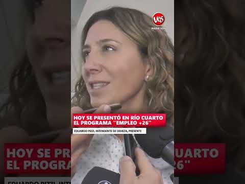 RIO CUARTO: SE PRESENTÓ EL PROGRAMA +26.