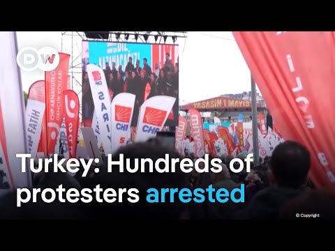 Turkish authorities clamp down on protesters at May First demonstrations in Istanbul | DW News
