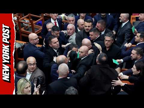 Fists Fly in Albanian Parliament as Lawmakers Clash Over Student Protests