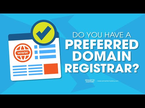 Do You Have  A Preferred Domain Registrar?