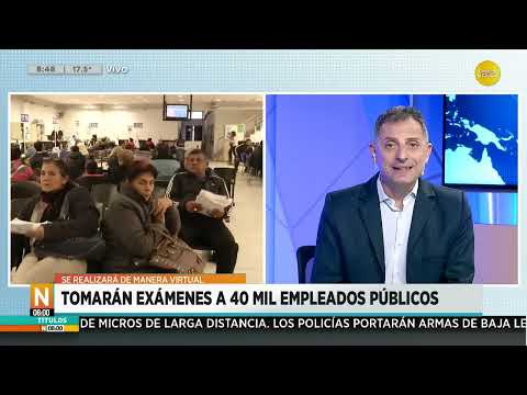 Tomarán exámenes a 40 mil empleados públicos, se realizarán de manera virtual ?N8:00? 11-10-24