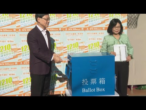 Hong Kong leader votes in revamped local elections