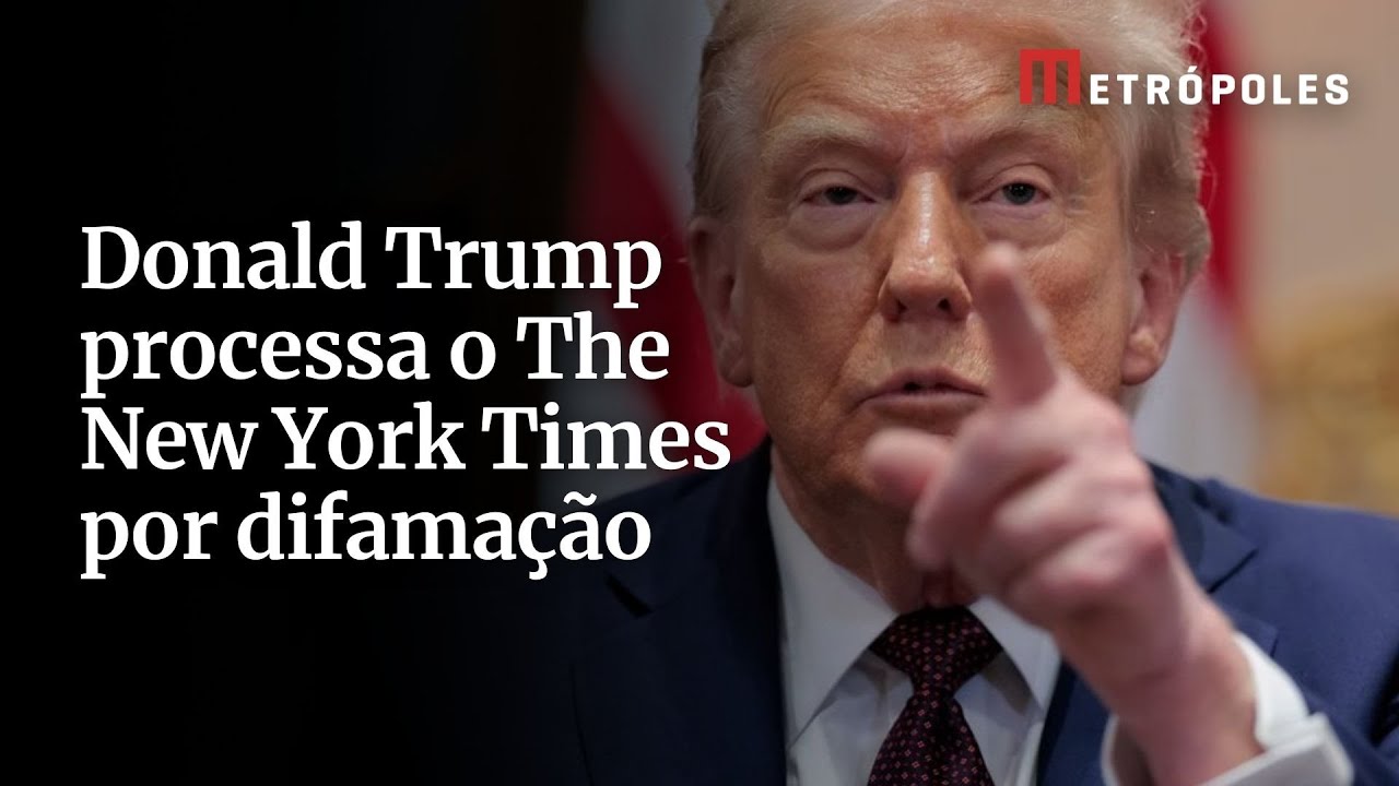 Donald Trump processa o The New York Times por difamação