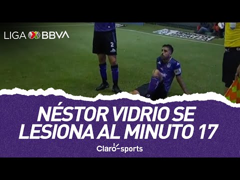 Ne?stor Vidrio se lesiona al minuto 17; Lucas Merolla debuta ante Leo?n