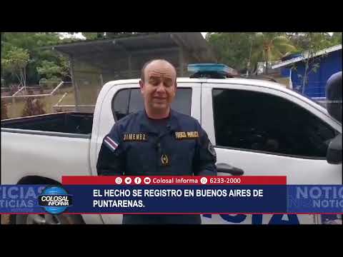 Fuerza Pública de Buenos Aires rescata a perro amarrado y dentro de saco abandonado