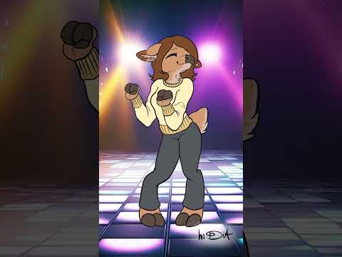 Lulu is the dancing queen #shorts #animation #dance #commission