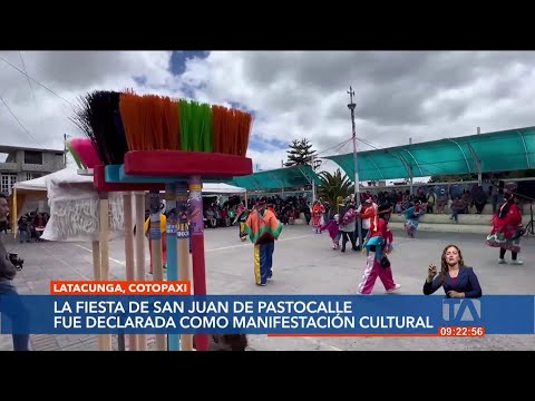La fiesta de San Juan de Pastocalle fue declarada como Manifestación Cultural por el INPC
