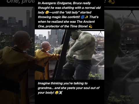 Bruce vs. The Ancient One: The Most Awkward Encounter in Endgame! 💥😅