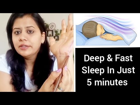 5 Minutes Hand Acupressure for Fast & Deep Sleep | Insomnia, sleeplessness | One Point Acupressure