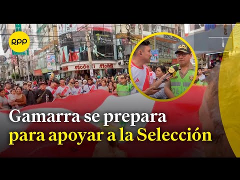 Gamarra se prepara para alentar a la Selección Peruana