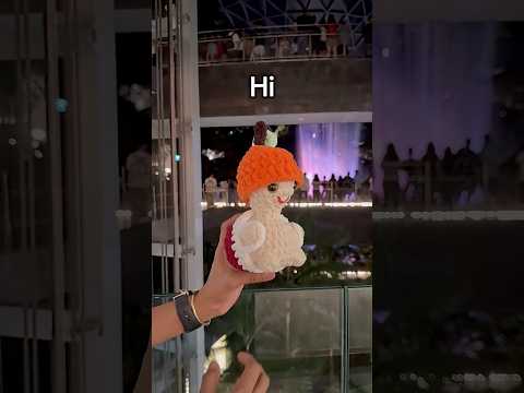 Mom and Dad made me 😃 #shorts #crochet #amigurumi #viral #trending #handmade #diy #funny #airport