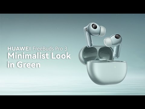 HUAWEI FreeBuds Pro 3 - Minimalist Look in Green