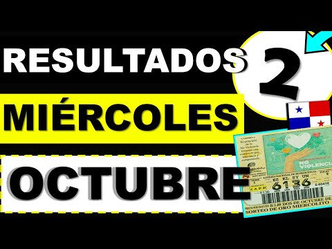 Resultados Sorteo Loteria Miércoles 2 Octubre 2024 Loteria Nacional Panama Miercolito de Hoy Q Jugó