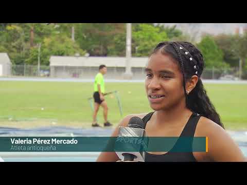 Valeria Pérez una atleta antioqueña que estará en los próximos Juegos Nacionales - Telemedellín