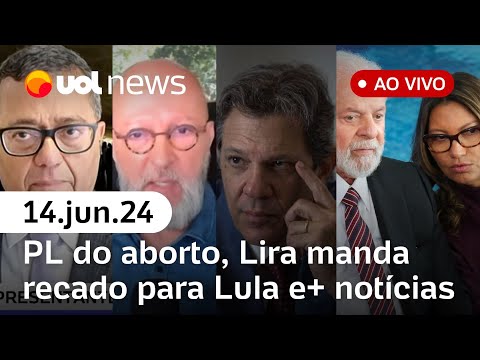 UOL News 1ª Edição com Fabíola Cidral, Josias, Tales, Mônica Bergamo | PROGRAMA COMPLETO | 14/06/24