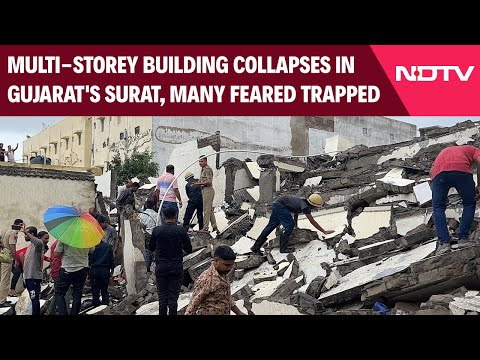 Gujarat Building Collapse | Multi-Storey Building Collapses In  Surat, Many Trapped & Other News