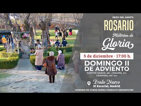 Santo Rosario Meditado (Misterios de Gloria) en Directo desde Prado Nuevo, Domingo 5 de Dic., 17 h.