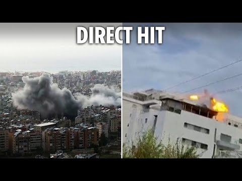 Fires erupt as Hezbollah launches rocket barrage into Israel after IDF's deadly strikes on Beirut