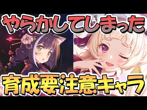 【プリコネR】育成要注意な実際にやらかしてしまったキャラ解説！ランクや装備、スキルレベルまで…【クラバト】