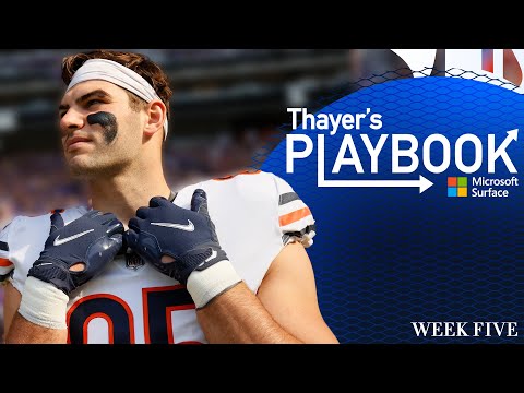 Cole Kmet makes himself available vs. Vikings | Thayer's Playbook | Chicago Bears video clip