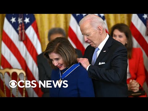 Biden awards Medal of Freedom to Nancy Pelosi, Al Gore and 17 others | full video