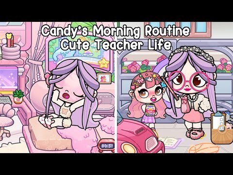 Candy’sMorningRoutine|🍎📚C