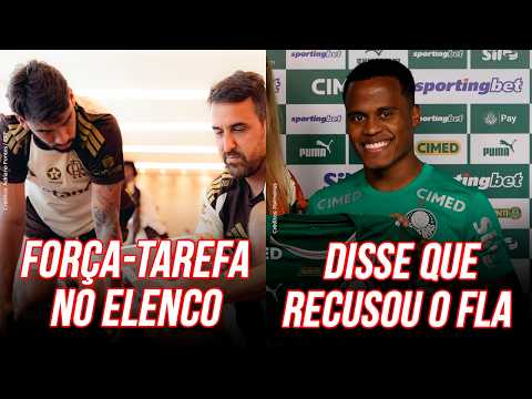 FLAMENGO FAZ FORÇA-TAREFA NO NINHO PARA DEIXAR ATLETAS BEM FISICAMENTE | JHON ÁRIAS FALOU DO MENGÃO