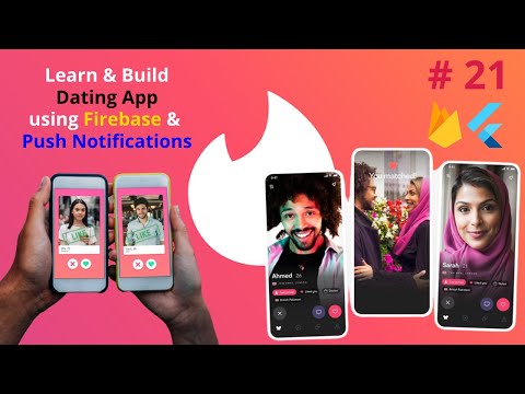 Build Tinder Clone App with FCM Real Time Push Notification System | iOS & Android Dating App